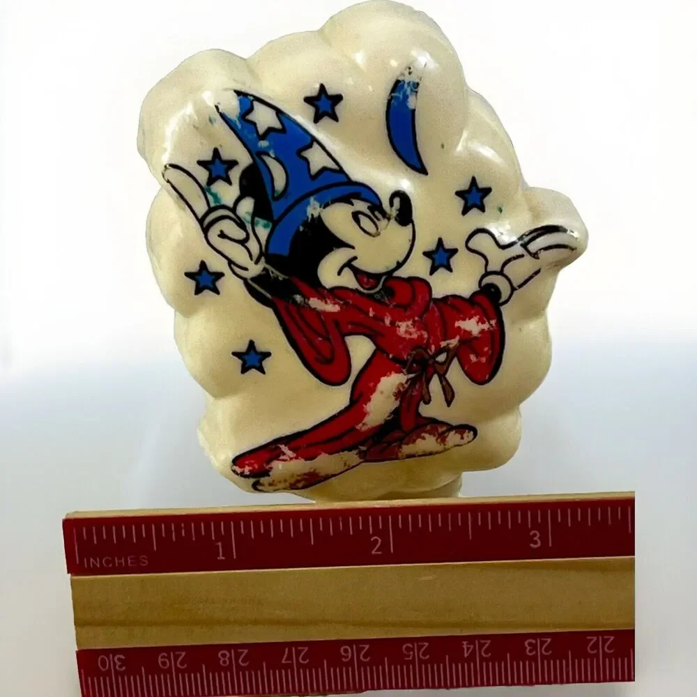 Mickey Mouse Fantasia Sorcerer's Apprentice Night Light Vintage Disney 1988